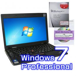 Lenovo ThinkPad X100e 2876-2FJ【Windows7 Pro・ワード エクセル パワーポイント2007付き】