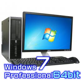 hp 8100 Elite 21.5インチワイド液晶セット【Windows7 Pro 64bit・Core i5・4GB・DVDマルチ】