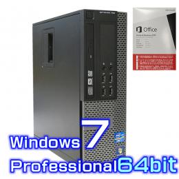 DELL Optiplex 9010 【Windows7 Pro 64bit・新品1TB・ワード エクセル パワーポイント2013付き】