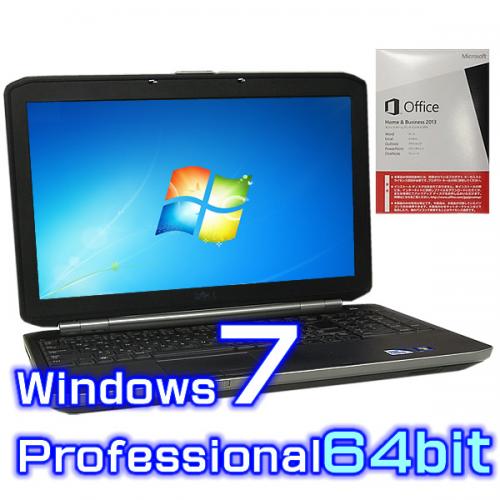 Dell Ltitude E5530ノートパソコン(Windows7 Pro Office2013H&B