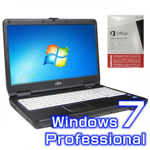 8117円 富士通 LIFEBOOK A550/B 【Windows7 Pro・Core i5・ワード エクセル パワーポイント2013付き | 中古パソコン |  格安ノートPC販売ならクリップ