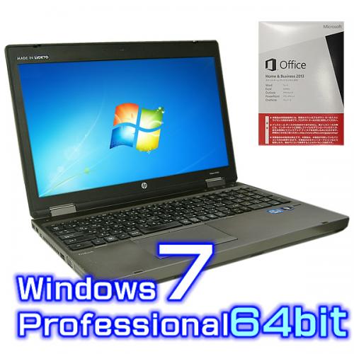 HP ProBook 6560bCore i7 4GB HDD320GB DVD-ROM 無線LAN Windows10 64bitWPSOffice 15.6インチ  パソコン  ノートパソコン