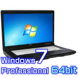 富士通 LIFEBOOK A561/Dノートパソコン(Windows7Pro 32bit 新品HDD)