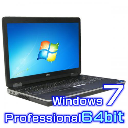 DELL Latitude E6540【Windows7 Pro 64bit・Core i7・8GB・新品SSD
