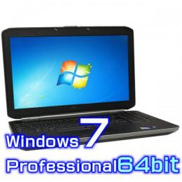 DELL Latitude E5520【Windows7 Pro 64bit・Core i3・無線LAN・DVDマルチ・テンキー装備