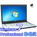 富士通 LIFEBOOK E741/D【Windows7 Pro 64bit・Core i7・8GB・SSD・リカバリ機能】